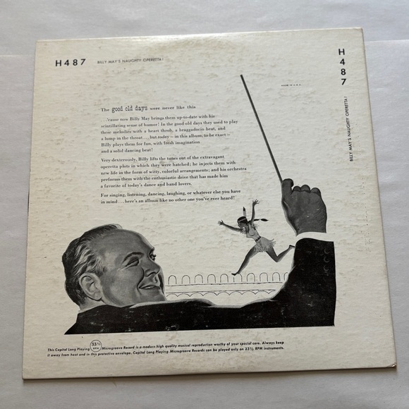 Billy May's Naughty Operetta Capitol 45 Extended Play Album  vintage record - Picture 2 of 4